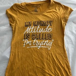 MEDIUM Yellow Graphic T-Shirt